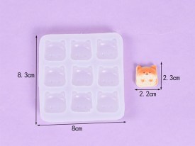Molde silicona waxmelt 9 perritos 6M3 